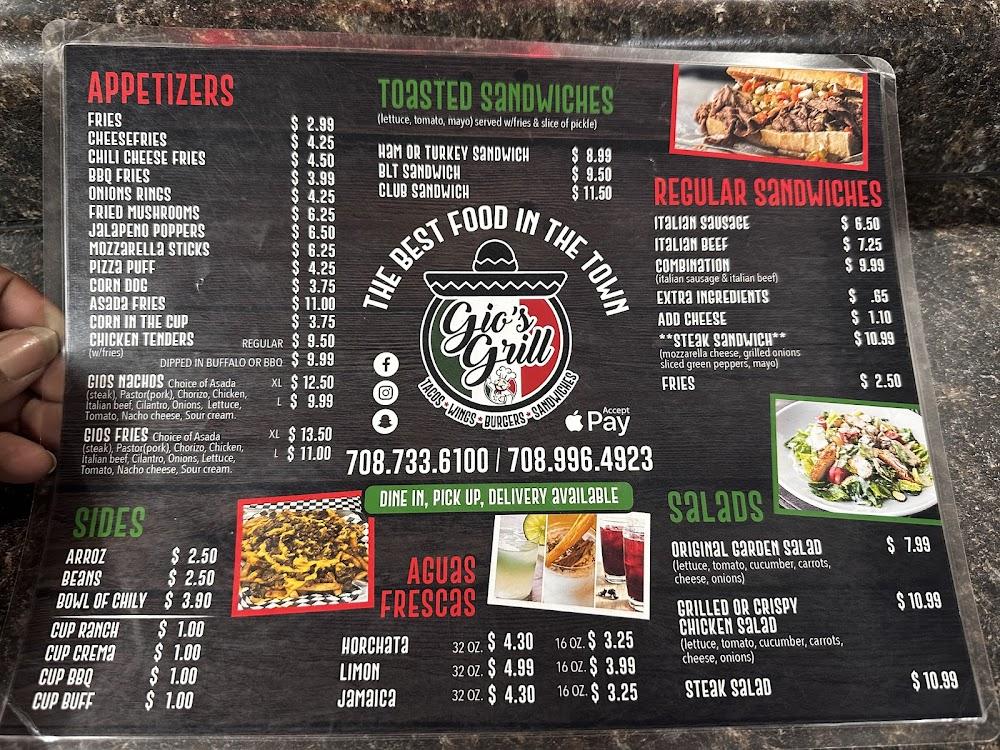 Gios Grill Menu image 4